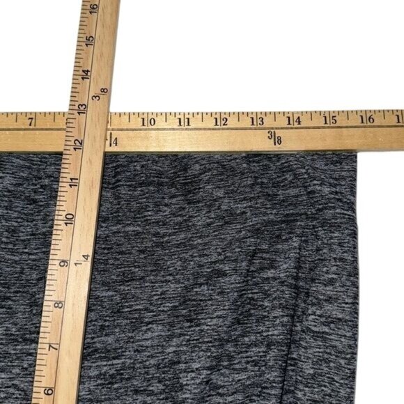 No Boundaries Womens XXL Black Heathered Leggings With Lace-Up Ankle Detail - Picture 5 of 7